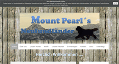 Desktop Screenshot of mountpearls.de